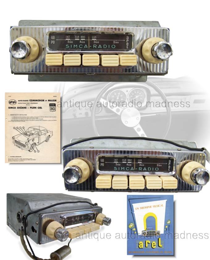 Autoradio ancien AREL SIMCA-RADIO