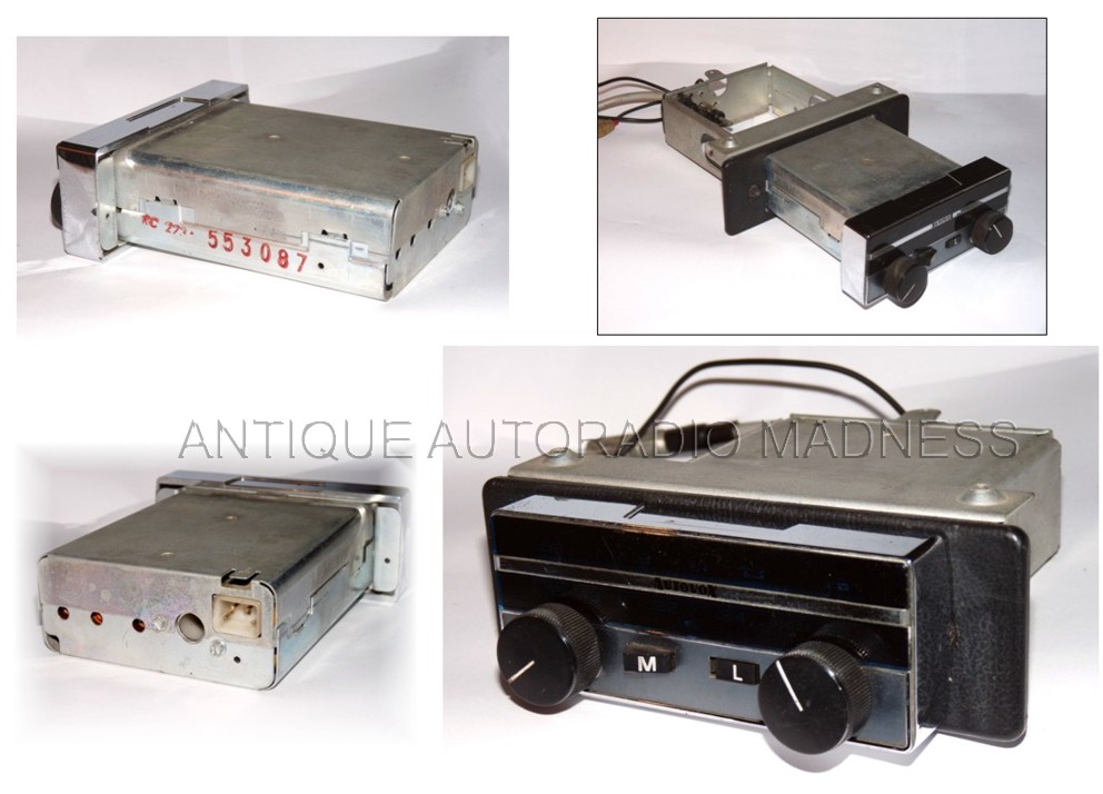 Oldschool AUTOVOX car radios 1971: mod. Piper 223 & 312