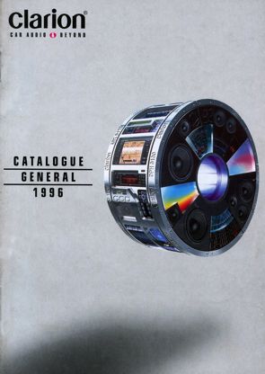 Old style CLARION car stereo catalog - year 1996