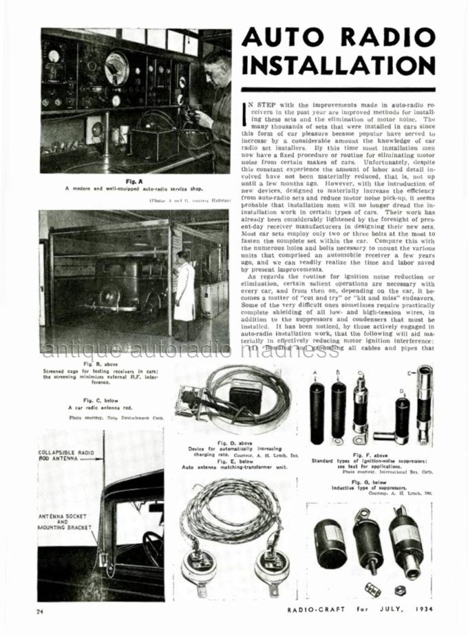 Radio Craft Revue (1937) - New car radios on the market - 3
