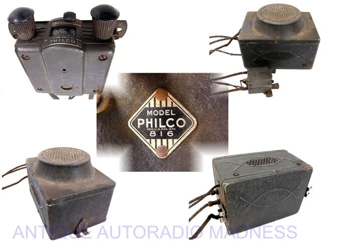 Early CHEVY car radio (1938) - PHILCO model 816 