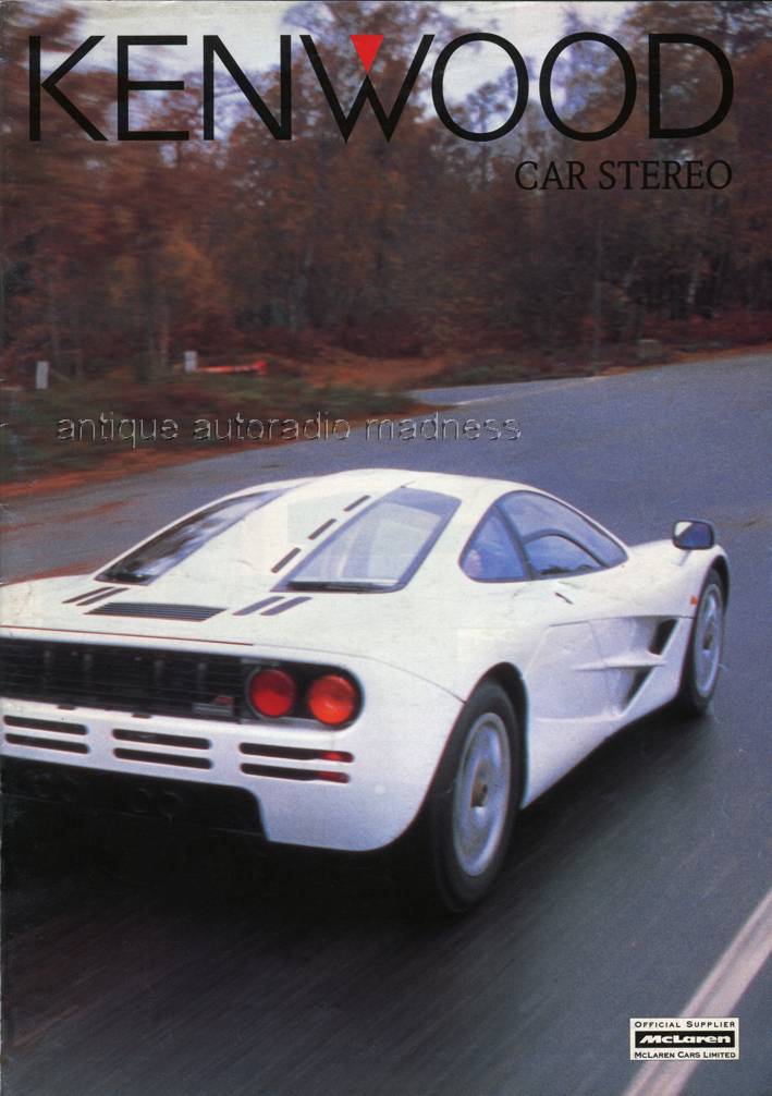 Ancien catalogue KENWOOD Car HiFi - anne 1996 - 01