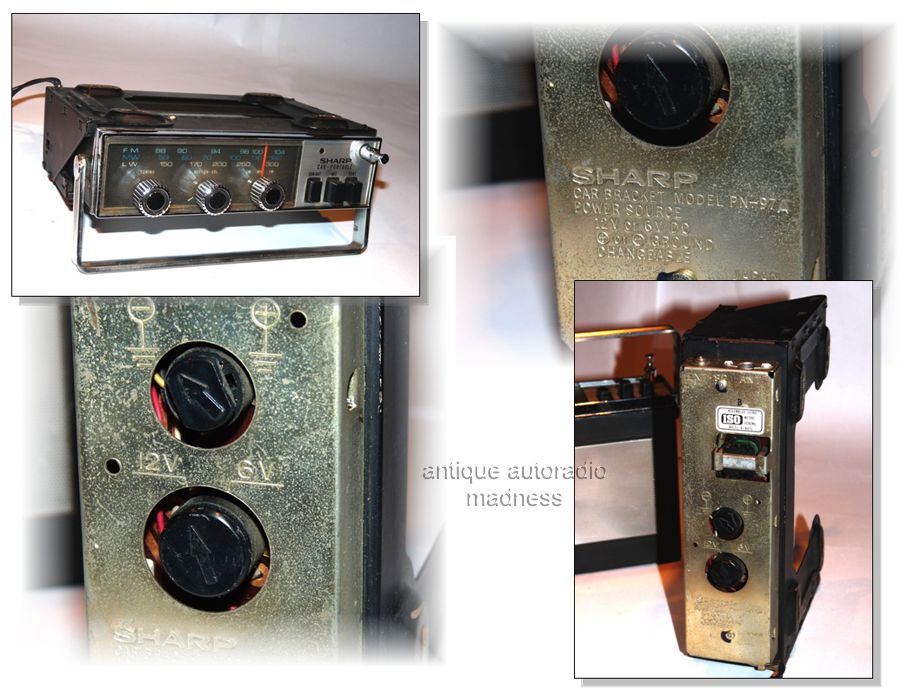 Vintage SHARP Car radio - Portable model FYL-30D - year 1966 - 2