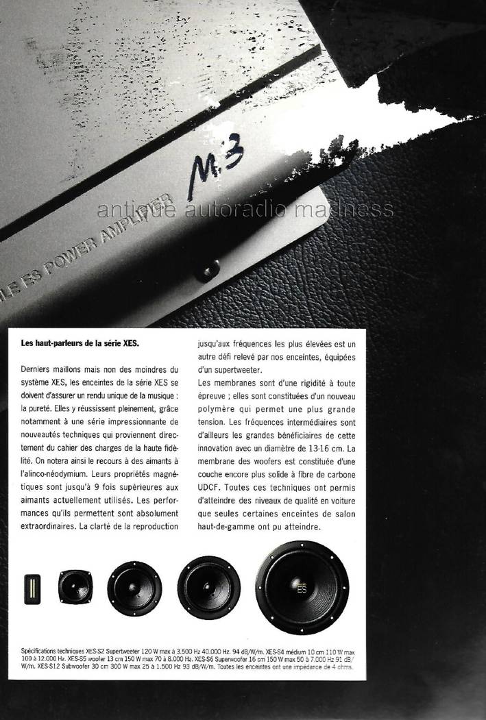 Catalogue vintage SONY car stereo - anne 1991Catalogue vintage SONY car stereo "Excellence by SONY" - anne 1991 - p15