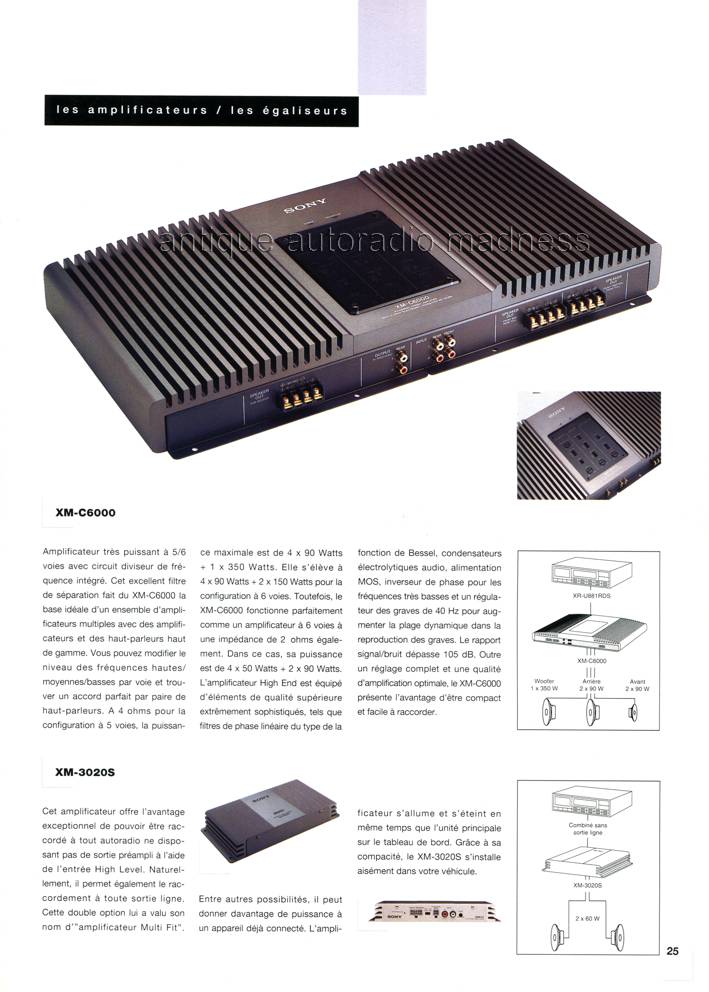 Catalogue autoradio SONY vintage 1992 (5)