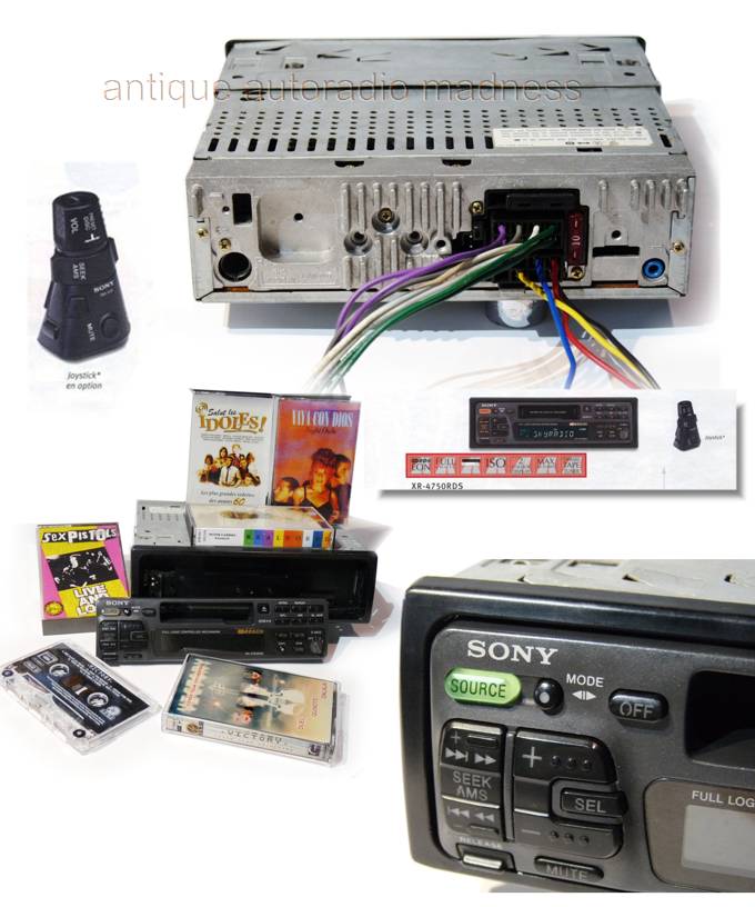 Autoradio vintage SONY type XR-4750RDS - ann�e 1997 - 3