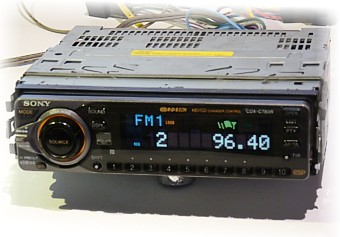 Vintage SONY car stereo model CDX-C780R - Year 1998
