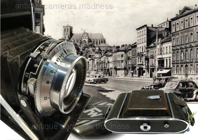 Old school FRANKA - Solida III  f/2,9  folding camera (1954) - 1