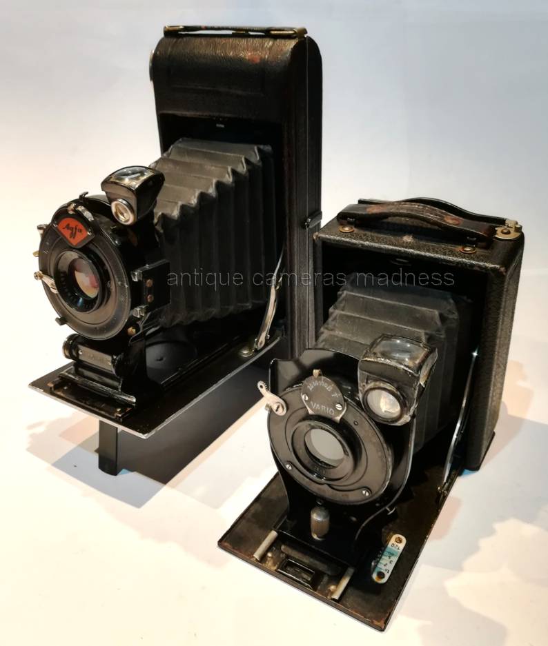 Vintage folding camera - GLUNZ Hannover - Extra Rapid - Aplanar - 1928 - 3
