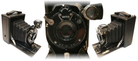 Vintage GLUNZ Hannover Extra-Rapid APLANAR  Folding camera - 2