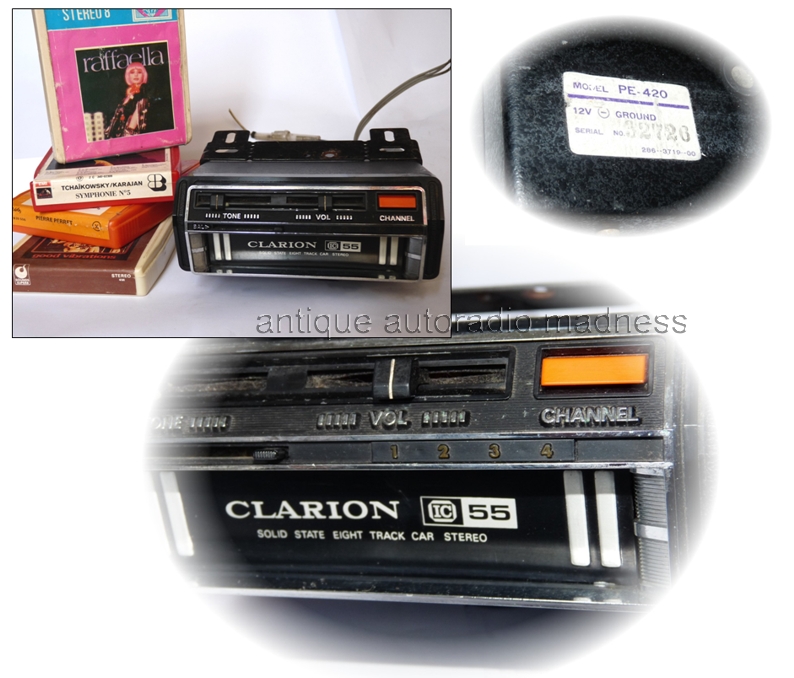8 pistes - Stereo car player CLARION IC 55 (PE-420)