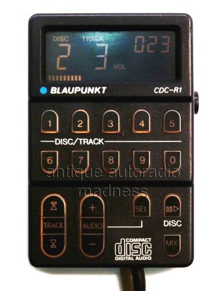 Vintage BLAUPUNKT car stereo: Remote control for CDC-R1 model CDC-R1