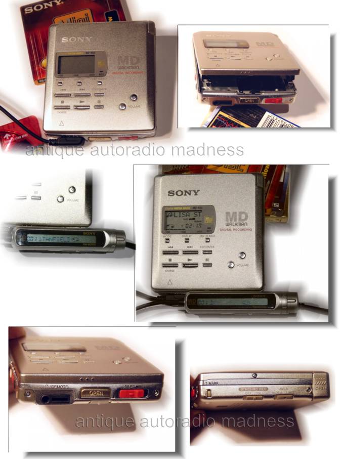 Portable MiniDisc vintage SONY modèle MD-MZ-R55