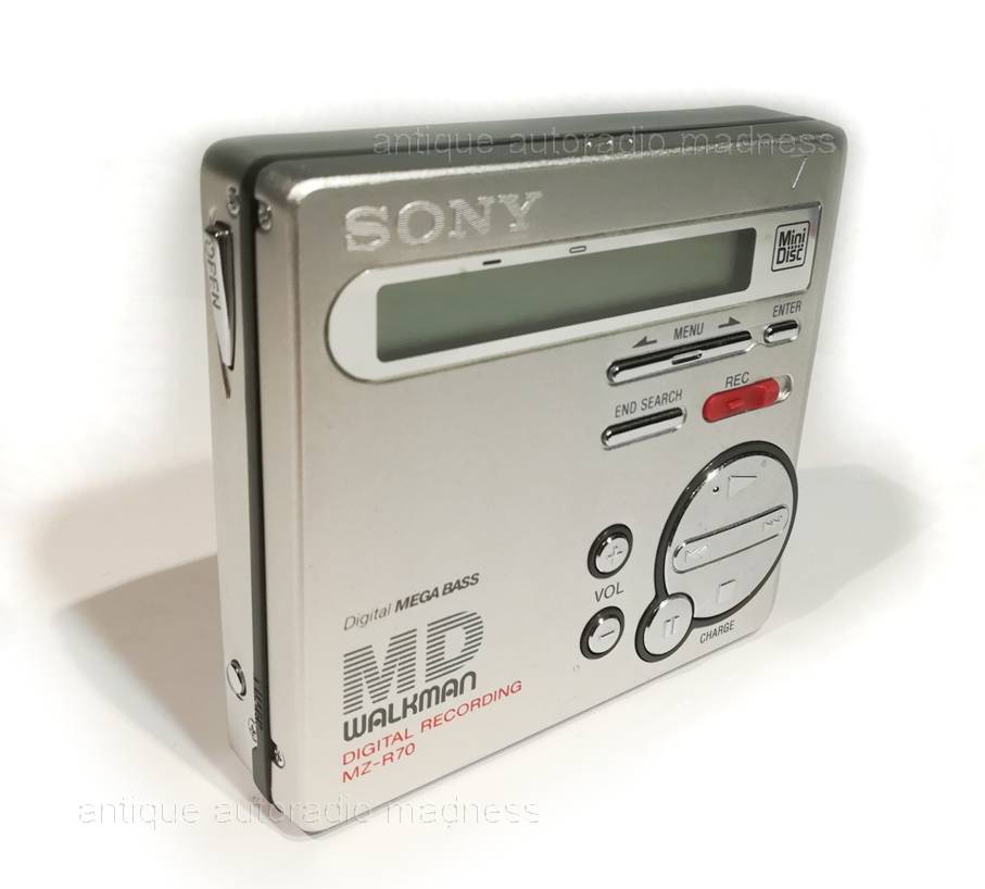 SONY vintage MiniDisc walkman Digital recording type MZ-R70 - (année 2000) - 3