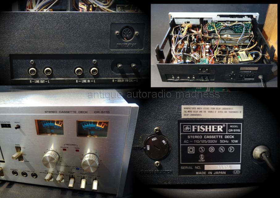 Stereo Cassette Deck FISHER CR 5115 - 3