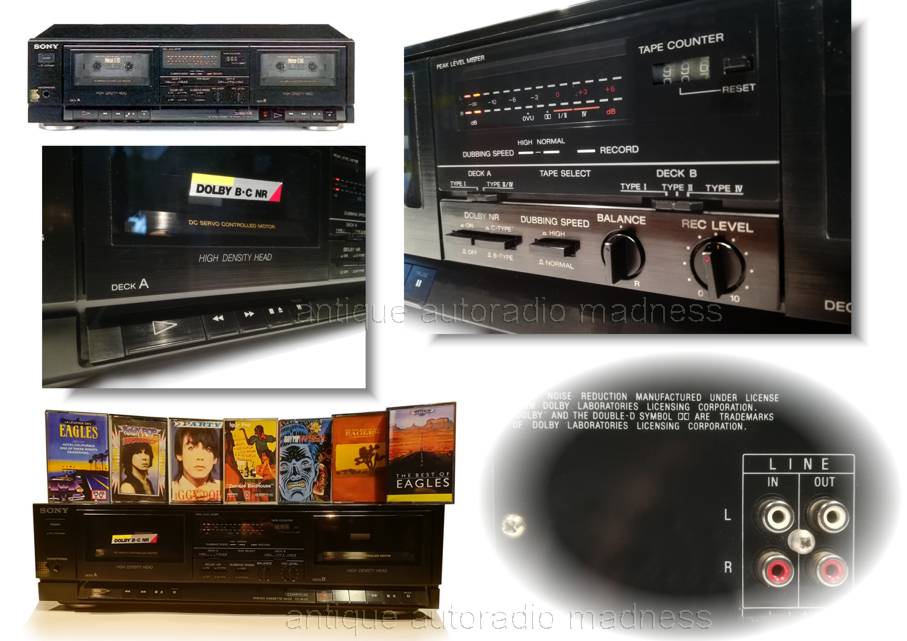Double Cassette Deck SONY TC-W170 (1991) 