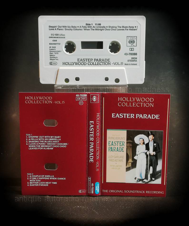 Mini cassette compacte vintage: Easter Parade - Judy Garland (1948)