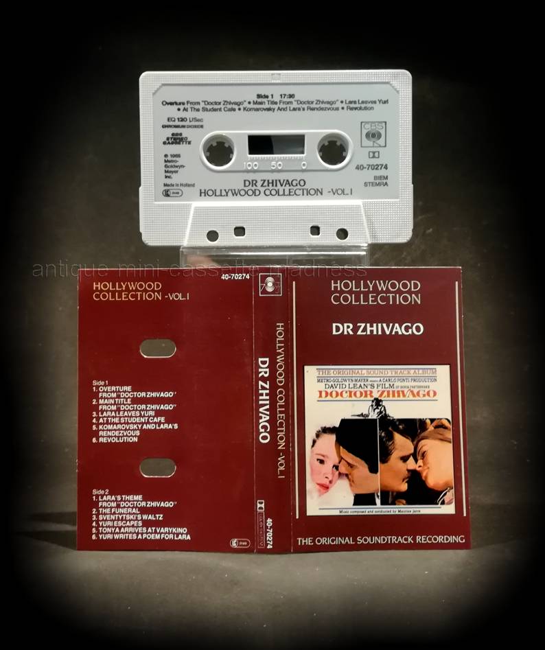 Vintage compact audio cassette Film collection: Dr JIVAGO - Maurice JARRE - 2