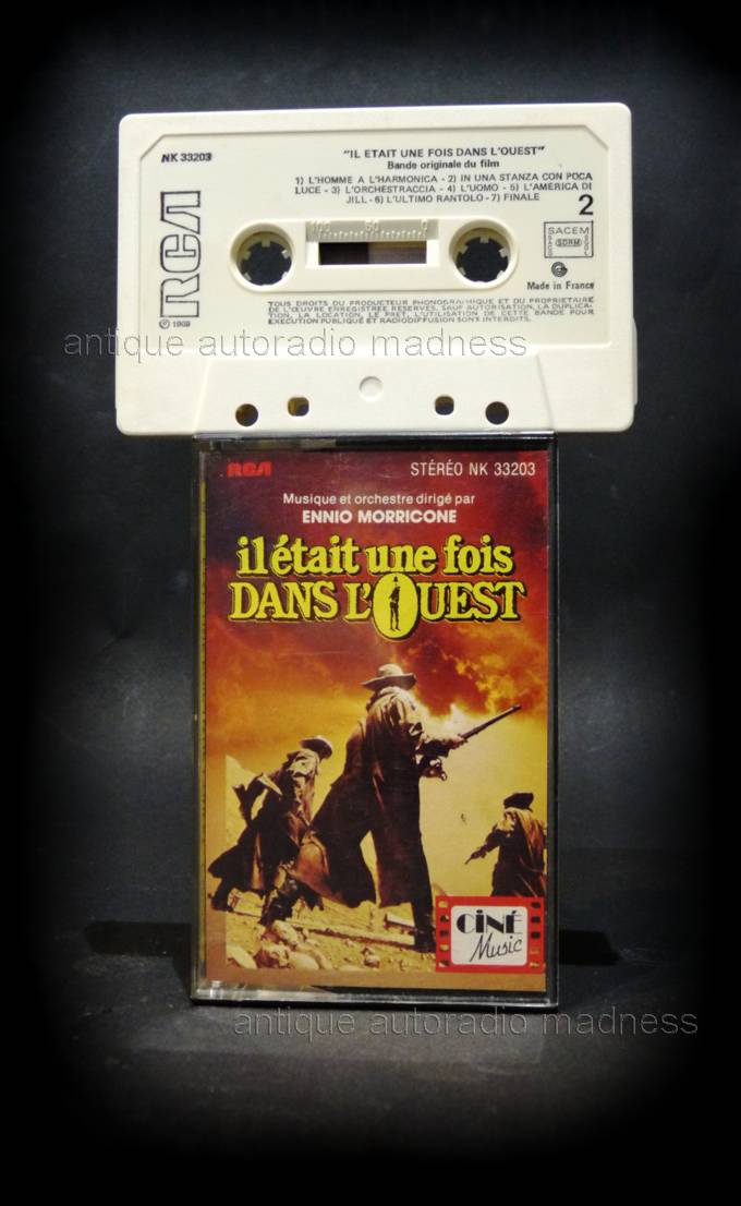 Vintage compact audio cassette Film collection: Il tait une fois dans l'ouest -Ennio MORRICONEt
