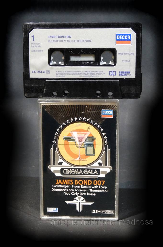 Compact cassette Film collection: James BOND 007 - Roland SHAW and his Orchestra
