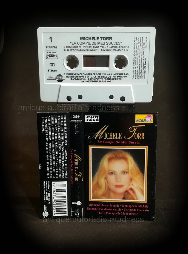 Collection vintage de mini cassettes audio: Michele TORR - La compil de mes succs