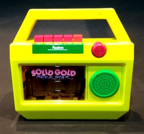 Lecteur-enregistreur mini cassette pour enfants Solid Gold avec Karaoke (1982)