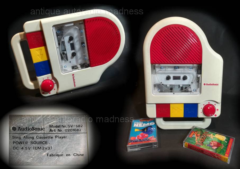 Lecteur de cassette vintage pour enfants mod. AudioSonic SV-682 (3)
