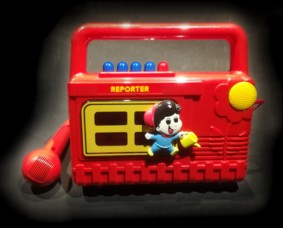 Lecteur enregistreur cassette enfant: mod. Delcom "Reporter KK8"