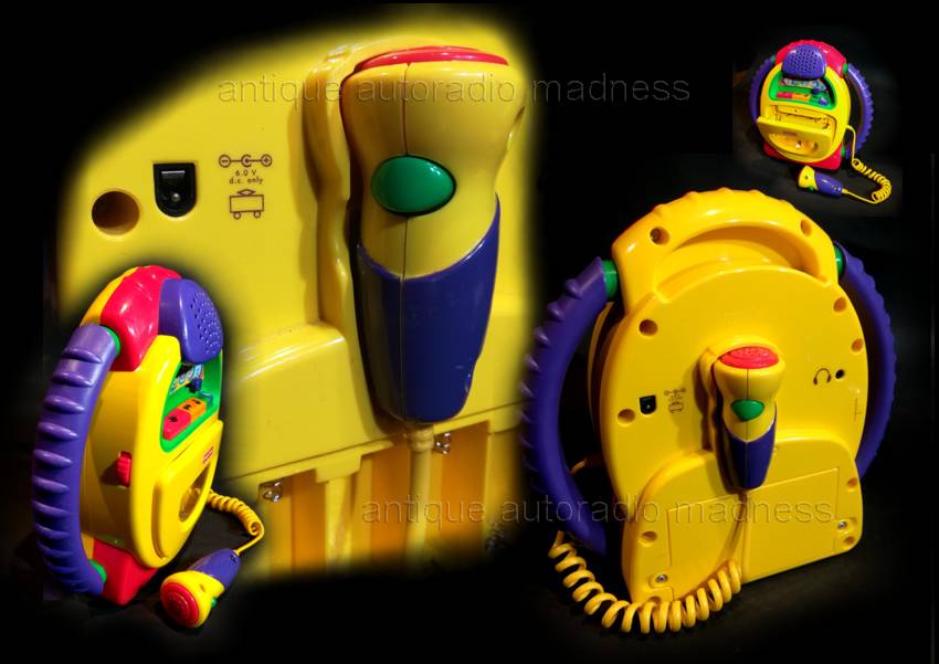Old schhol compact audio cassette player / recorder with Karaoke for children model FISCHER-PRICE B0334 (Year 2002) - 2