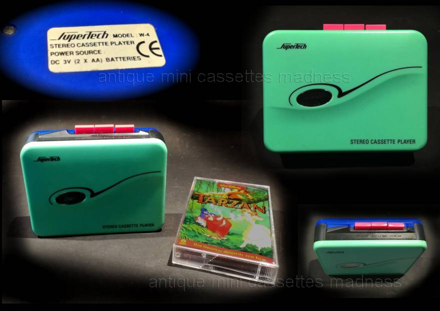 Lecteur de mini cassette simple SUPERTECH pour enfants - 2