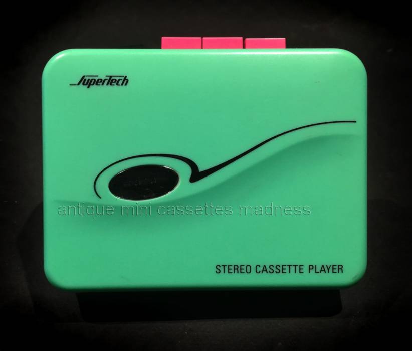 Lecteur de mini cassette simple SUPERTECH pour enfants