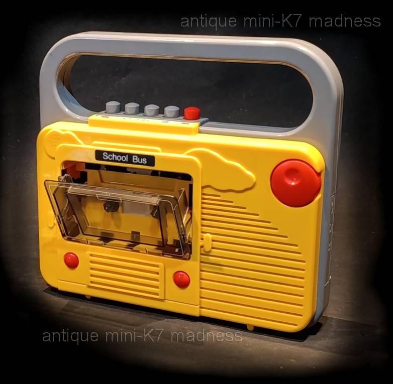 Lecteur de mini cassette Yellow School Bus  pour enfants -3