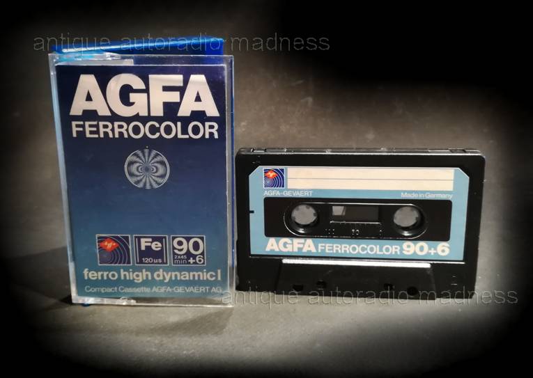 AGFA CrII 90 Stereochrom HD Rare Audio Cassette Tape 1982 Made in Germany 
