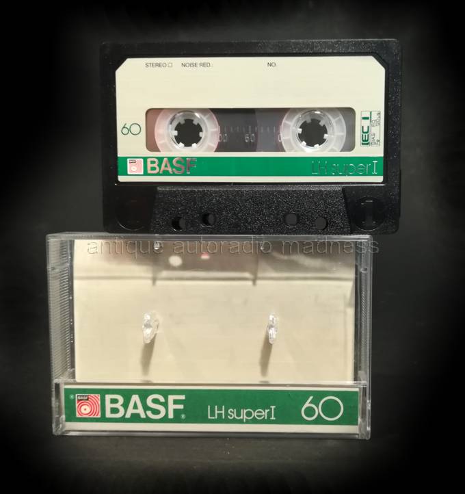 4x BASF Compacto Cassette Vintage Audio Años 60 