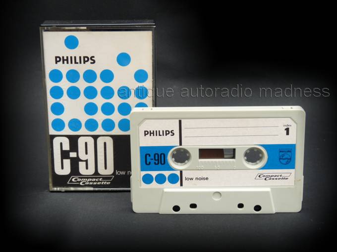 Mini cassette audio PHILIPS 1971 - Low Noise C 90