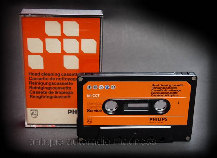 Head cleaning cassette PHILIPS model 811/CCT (1974)