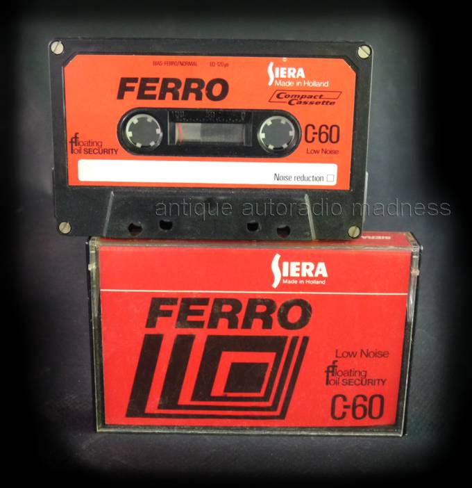 Mini cassette audio SIERA type Ferro C-60 (1975)