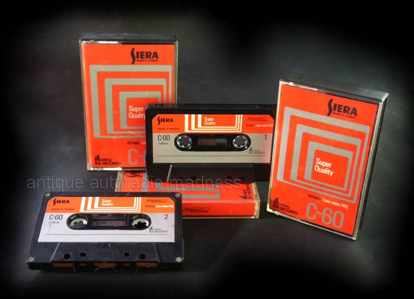 Mini cassette audio SIERA  type Super Quality C-60 (1975)