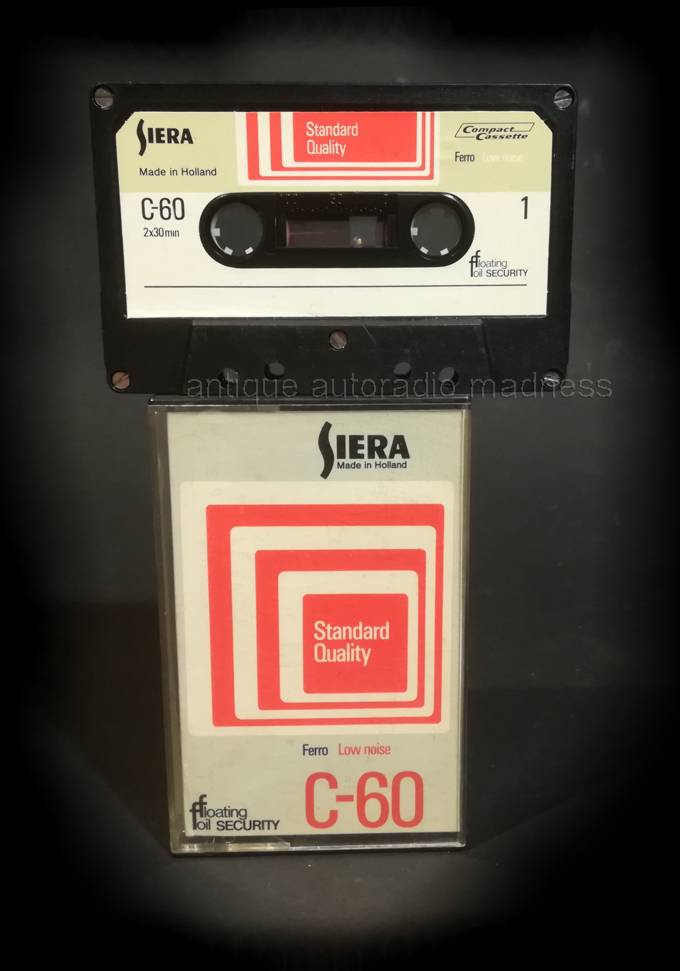 Mini cassette audio SIERA type Standard Quality C-90 (1975) - New