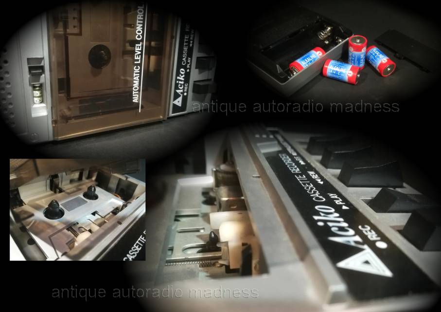 Lecteur enregistreur mini cassette ACIKO type AC3066C - 3