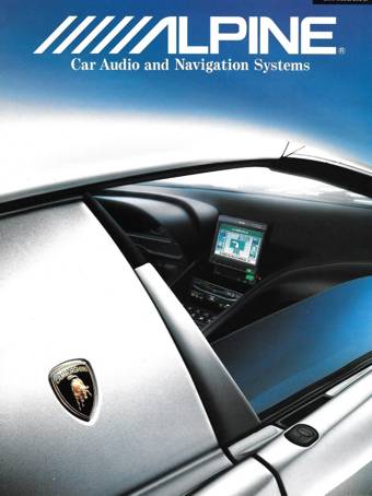 ALPINE car stereo catalog (Folder - US) 2000
