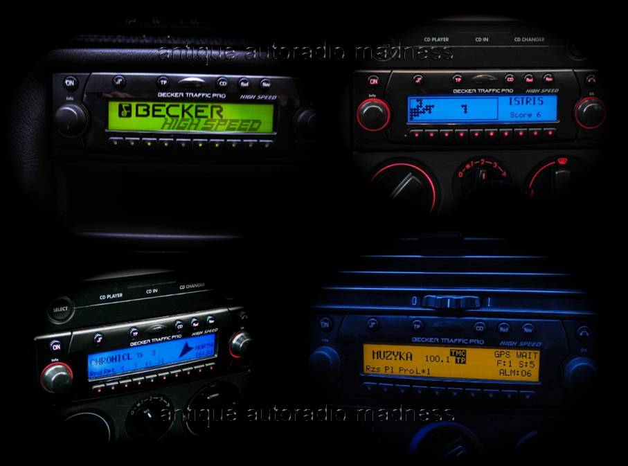 Vintage BECKER car stereo: Traffic Pro High Speed BE7821 - 3