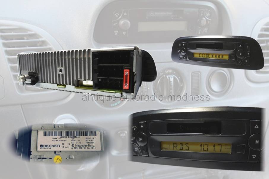 Vintage BECKER car stereo: Sound 10 - BE4103 - Mercedes Sprinter