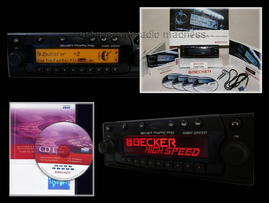 Vintage BECKER car stereo: Traffic Pro High Speed BE7821 - 4