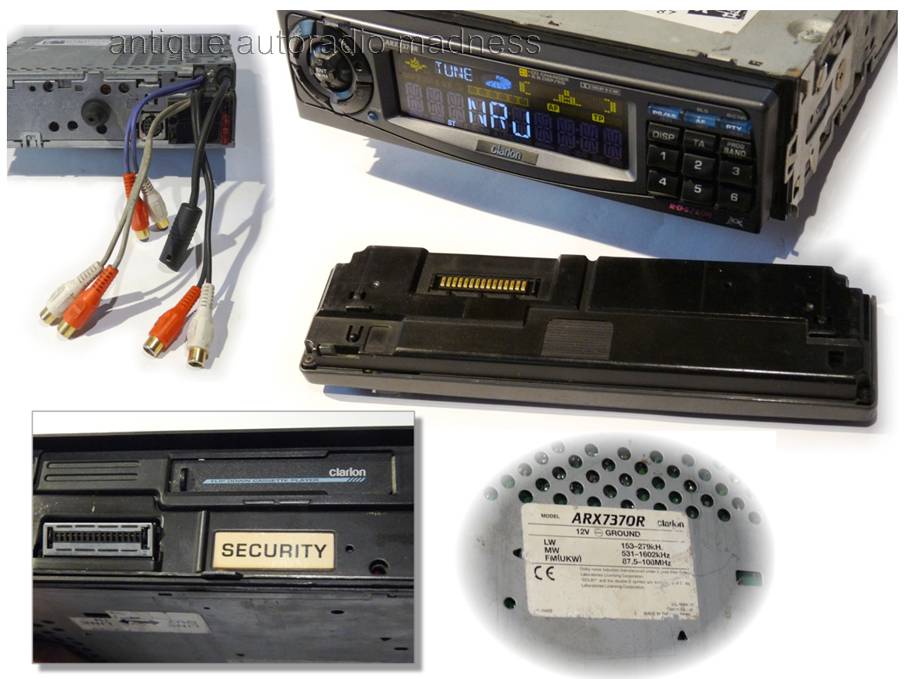 Ancien autoradio CLARION modèle ARX7370R - année 1997 - 7
